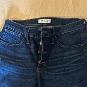 Madewell Indigo Button-Fly Denim